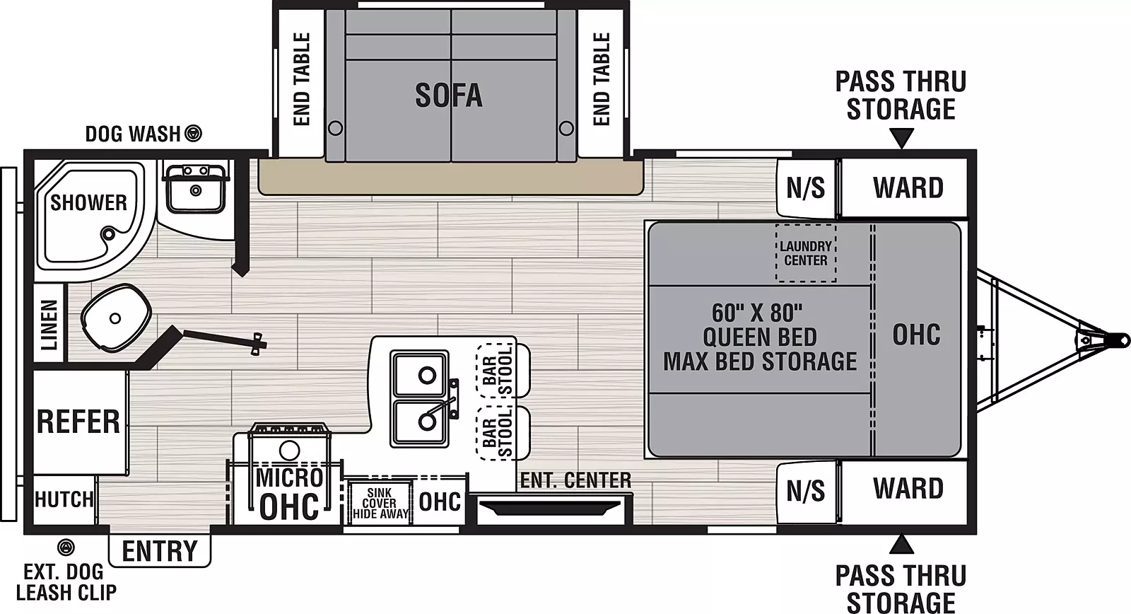 Northern Spirit 1943RB Floorplan