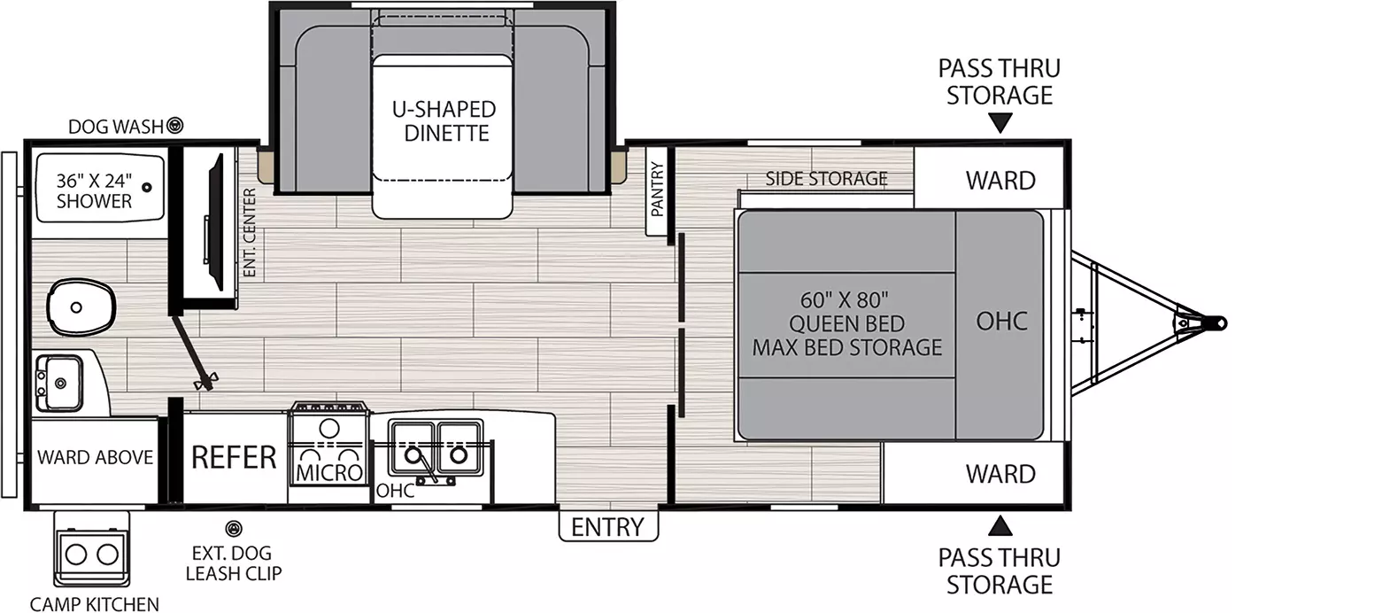 Northern Spirit Xtr 2145RBX - DSO Floorplan