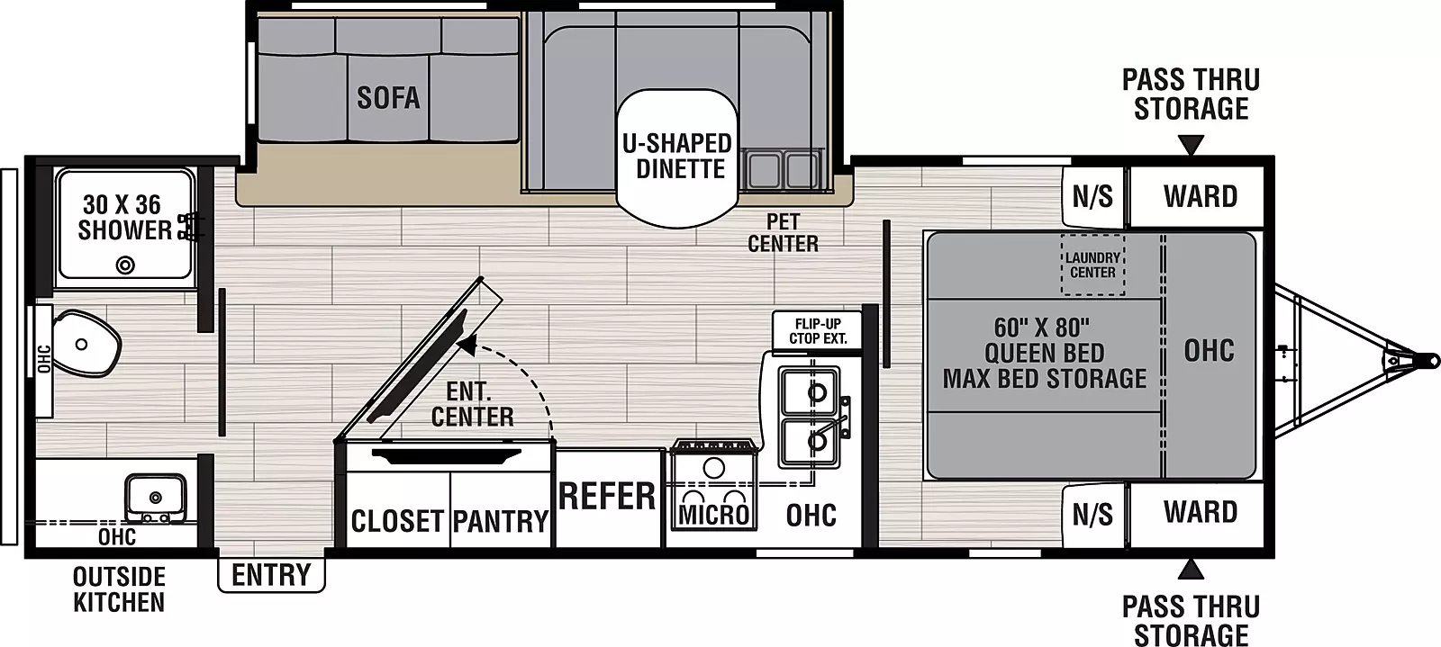 Northern Spirit 2557RB Floorplan