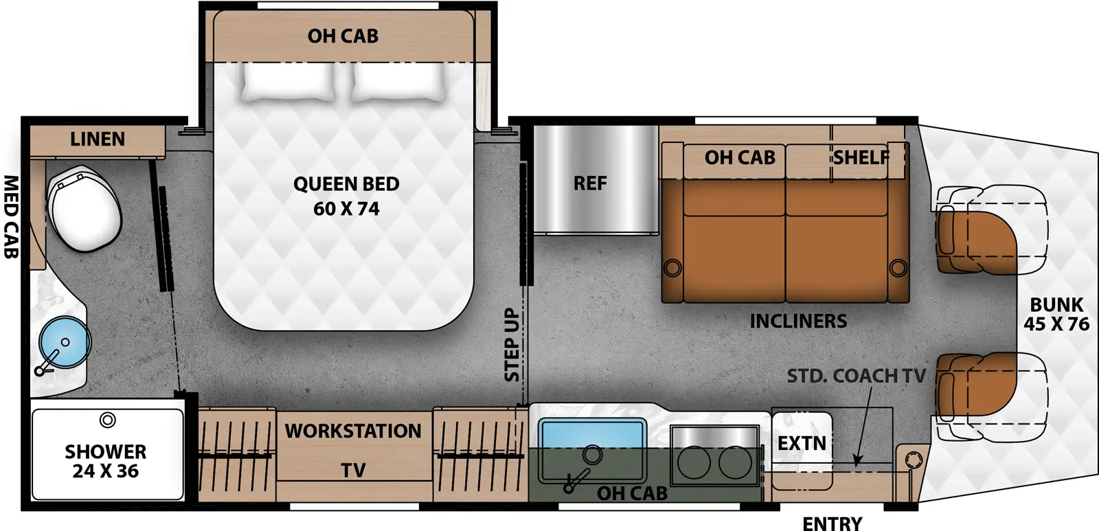 Prism 26RB Floorplan